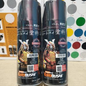 Pilok Pilox Cat Samurai Clear 128 Glossy Pernis Transparan Bening Mengkilap 400ml Cat Semprot Samurai Paint Kurobushi Aerosol 400 ml