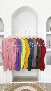 CASSY OUTHER - FLOTTILICIOUS / cardigan rompi wanita korean style bahan rajut knitwear