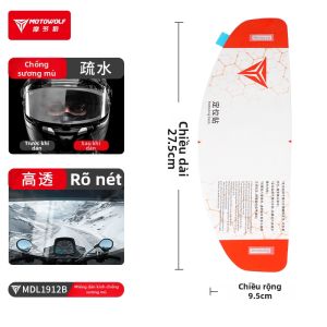 MOTOWOLF | Thấu Kính Mũ Bảo Hiểm Chống Mờ HD Phù Hợp Mọi Loại