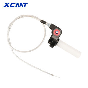 Motorcycle Visual 1/4 Quick Turn Throttle Grips Settle & Twist Gas Handle +1200MM Throttle Cable Dirt Pit Bike Motocross