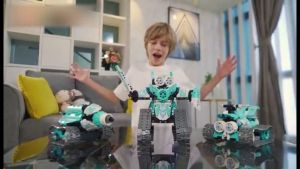 Year End Sales | iM.Master Mechanical Master Block Robot Stunt 3 in 1 Mode R/C APP Control DIY STEM Brick Vehicles (8028)