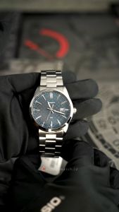 Jam Tangan Pria Casio MTP-VD03D-2A2 Blue Dial Stainless Steel Band