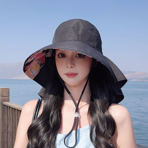 Sun Protection Summer Wide-Brimmed Fishermans Hat