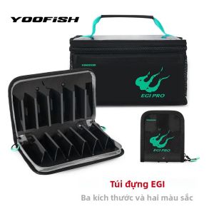 Túi Đựng Mồi Câu Mực YOOFISH Octopus Egi Hộp Đựng Mồi Câu Cứng Túi Đựng Đồ Câu Cá Cho Nước Ngọt & Nước Mặn Dung Tích 6/12/40 Chiếc