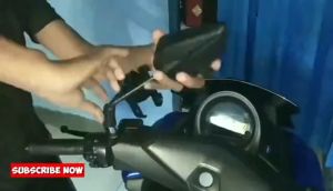 Holder Hp Motor Spion Bahan Besi Aman Dan Kuat Anti Slip