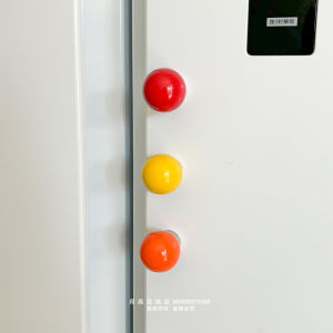Ceramic Ball Magnetic Refrigerator Magnets Door Decorations Home Accessories Ins Style Dopamine Ceramic Ball Hooks