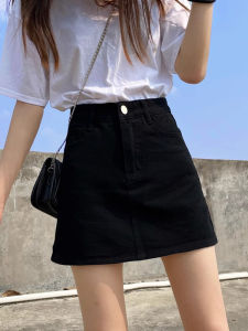 Black High Waist A-Line Mini Skirt: Stylish & Practical Summer Outfit