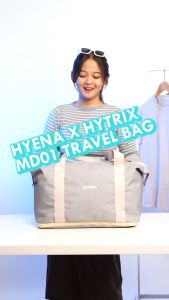 Hyena x Hytrix - MD01 Motif  Travel Bag Handle Koper Tas Pakaian Tas Fitness Tas Olahraga Motif Medium to Big Size