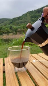 Moka pot set M4 ชุดทำกาแฟสด Moka pot หม้อต้มกาแฟสด กาแฟจากหม้อต้ม