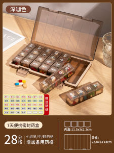 Large Capacity Portable Elderly Medicine Box Daily Three Meals Pill Reminder Storage Organizer Vilscijon Brand from China