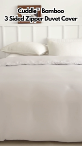 Cuddle™ Cool 2.0 Bamboo Fiber 270° Duvet Cover For Weighted Blanket - 3 Sided Zipper Quilt Cover | Bamboo Duvet Cover