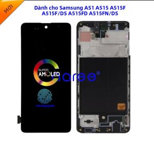 Màn Hình LCD OLED Samsung A51/A515 Với Bộ Phận Cảm Ứng Vân Tay Lắp Ráp Mới Dành Cho Mẫu Năm 2020 Thay Thế Màn Hình LCD & Cảm Ứng