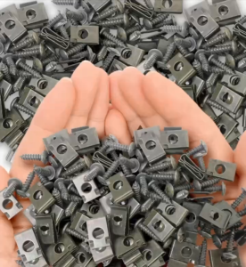 (10/20/50/100set)Motorcycle Body Screw Flower Body Bolt With Clip Flairings Screw Nut Genuine Part