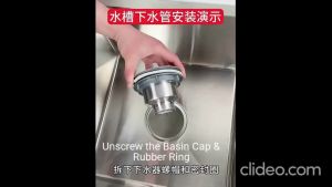 perangkap Sink hos 1 1/2" 45mm PVC Flexible Bottle Trap Sink Hose Kitchen Sink Paip Sinki Dapur Pipe下水器软管软喉