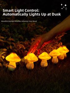 YUANMUXUAN | Decorative Solar Mushroom Night Light