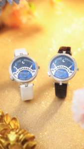 BONEST GATTI Germany Women Starry Sky Lovers Bridge Luxury Diamond Inlaid Luminous Birthday Gift Wristwatch