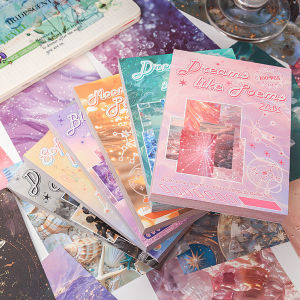 100 sheets per pack of vintage writable craft paper featuring various butterfly floral patterns for DIY notebook decoration