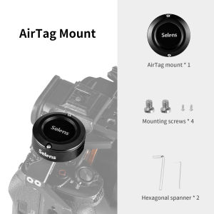 Selens เข้ากันได้ดีมาก AirTag เมานท์กับน็อตที่ได้รับการแก้ไขสำหรับการค้นหาอุปกรณ์ได้อย่างแม่นยำ