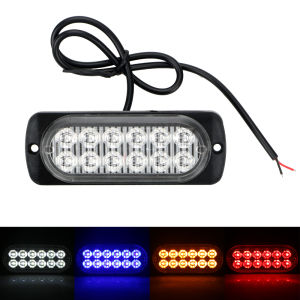 1 Đèn LED 18W 12 Đèn LED Xe Hơi Xe Tải Khẩn Cấp Đèn Bên Hông 12V Đèn Cảnh Báo Tín Hiệu Kiểu Dáng Xe Lắp Ráp