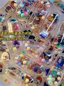 Acrylic DIY Material Kit Small Gift Handmade Decorative Capsule Hanging Ornament Party Favors Fashion Jewelry Accessories