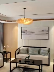 Ceiling Light For Restaurant Dining Light Retro Chandelier Dining Table Hanging  Rattan Chandelier