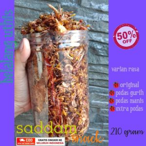 CAMILAN/CEMILAN ENAK WALANG GORENG KECIL 210GRAM