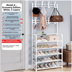Space-Saving Closet and Shoe Rack