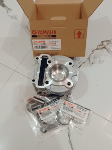 CYLINDER BLOCK SET YAMAHA MIO SPORTY MIO SOUL NOUVO FINO CARB INDONESIA GENUINE PARTS 5LWE217000 by LJME