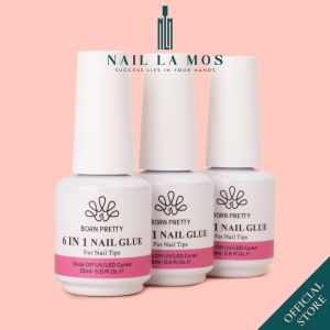 Gel đa năng 6in1 Born Pretty chính hãng 15ml - Sơn gel liên kết 6 trong 1 base nối úp cứng móng top loang top coat