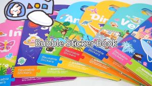 Children Reusable Sticker Book: Animals, Space, Ocean Puzzle Game & DIY Cartoon Stickers