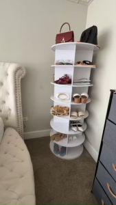 360° Rotating Shoe Rack Organizer Rotating Shoe Rack Tower Shoe Rack Organizer Multi-Layer Shoe Rack Floor Rotating Rack Shoe Cabinet Shoe Storage Rack