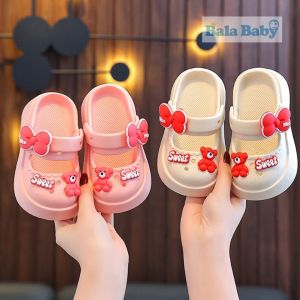 ใหม่ รองเท้าแตะเด็กผู้หญิง รองเท้าหมีเบอร์รี่ รองเท้าหัวโตแฟชั่น ลายน่ารักๆ วัสดุEVA 0062