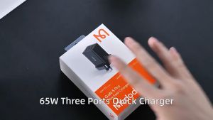 ORIGINAL MCDODO ADAPTER 65W GAN FAST CHARGING FAST CHARGER USB A USB-C TYPE C PD FAST CHARGE UK KEPALA CHARGER ADAPTOR