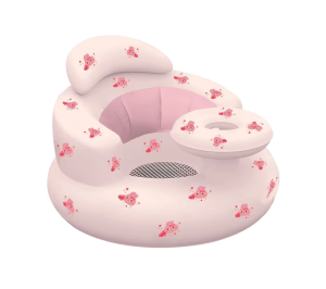 Baby Sofa Inflatable Seat for Babies Chair with Tray Built in Air Pump Infant Back Support Sofa Toddler Chair for Sitting Up