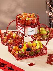 QINQI | Wedding Living Room Fruit and Snack Multi-layer Storage Rack