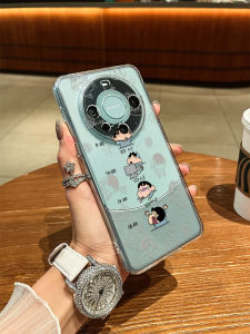 Cute Creative Work Coloring Book Character Silicone Phone Case Full Cover Lens Protection for Huawei Mate 80/70 pro Mens Model