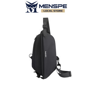 MENSPE Men Bag Nylon Chest Pack Functional Chest Bag Crossbody Beg Zipper Bag Sports Bag Waterproof Bag Street Shoulder Bag Messenger Bag Travel Bag Work or Business Bag
