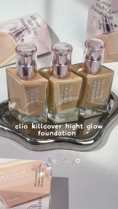 Kem nền căng bóng mịn mướt Clio Kill Cover High Glow Foundation 15g - Hàn Quốc
