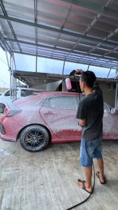 GARASI AGAN Gloss Shampoo + Wax Khusus untuk body Glossy dengan pH Balance Shampo Cuci Mobil Motor