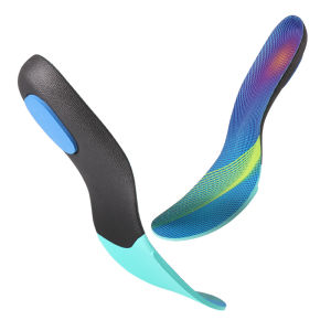 YUOO 1 Pair Premium Orthotic Insoles High Arch Support Insoles Plantar Fasciitis Orthopedic Shoe Flatfoot O/X Leg Corrector Sports Insoles