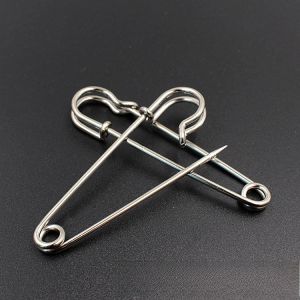 Thickened Safety Pin Fashionable Sweater Waist Fixed Decorative Precise Lapel Pins Large Extra Large Size Clothing Accessories