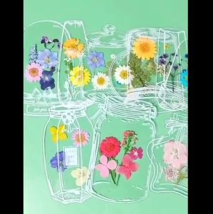 20pcs DIY Pemungut Botol Telus Buatan Tangan Kering BungaBookmark Hadiah/ 20pcs DIY Collector PET Vessel Bottle Transparent Handmade Dried flower Plant Bookmark Gift/ 20件DIY收藏家宠物器皿瓶透明手工干花植物书签礼物