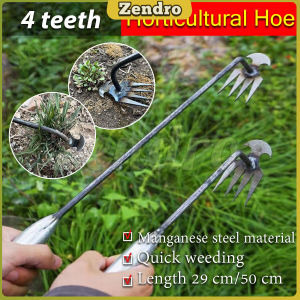 ZEO Manual Weeding Puller Tool Handheld Weeding Tool Garden Hoe and Rake