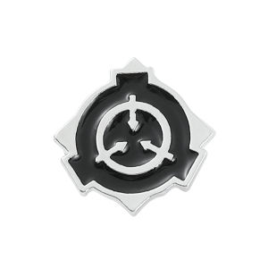 SCP Foundation Symbol Enamel Pin Horror Cosplay Brooch Lapel Badge Backpack Clothing Accessory