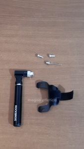 Pompa Mini Ban Sepeda Rockbros JG-PB-11 Hitam Pumpa Kumpa Angin 130 Psi Portable Bicycle Mini Air Pump Pentil Besar Kecil Ringan