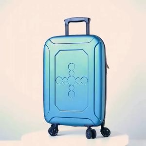 20/24 Inch Women Front Opening Carry-on Suitcase Men Side Open Lightweight and Durable Aluminum Frame Trolley Case