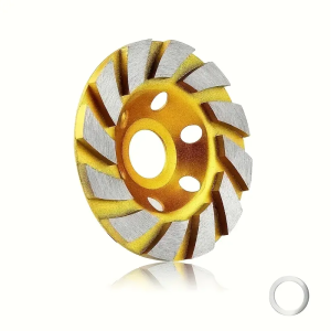 4 Inch Concrete Stone Ceramic Turbo Diamond Grinding Cup Wheel12 Segs Heavy Duty Angle Grinder Wheels for Angle Grinder