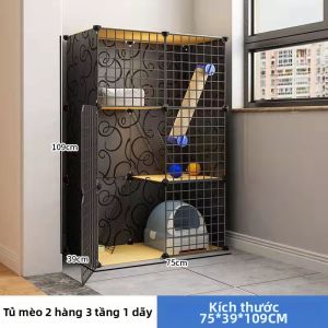 Nhà Mèo Trong Nhà Lớn 3 Tầng
