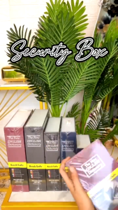 HOMESAFE Brankas Mini Bentuk Buku Kamus Penyimpanan Uang Perhiasan Tahan Air Dan Api Key Lock Hidden