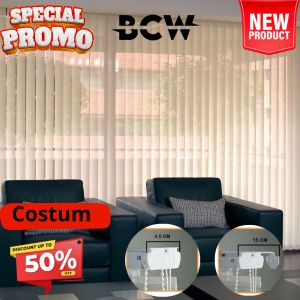 Vertikal blind Sunscreen - Gorden Kostum - Gorden kantor - Gorden lipat - Gorden tarik - curtain